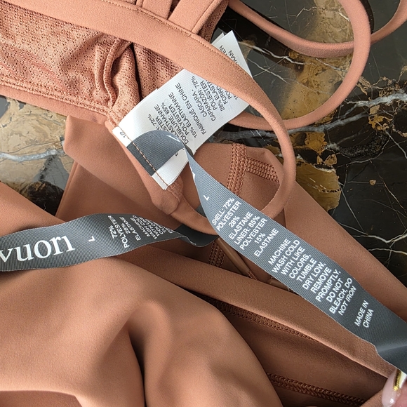 Vuori Light Penny Workout Gym Yoga Pilates Set Sz L Daily Leggings Yosemite Bra - Picture 10 of 11